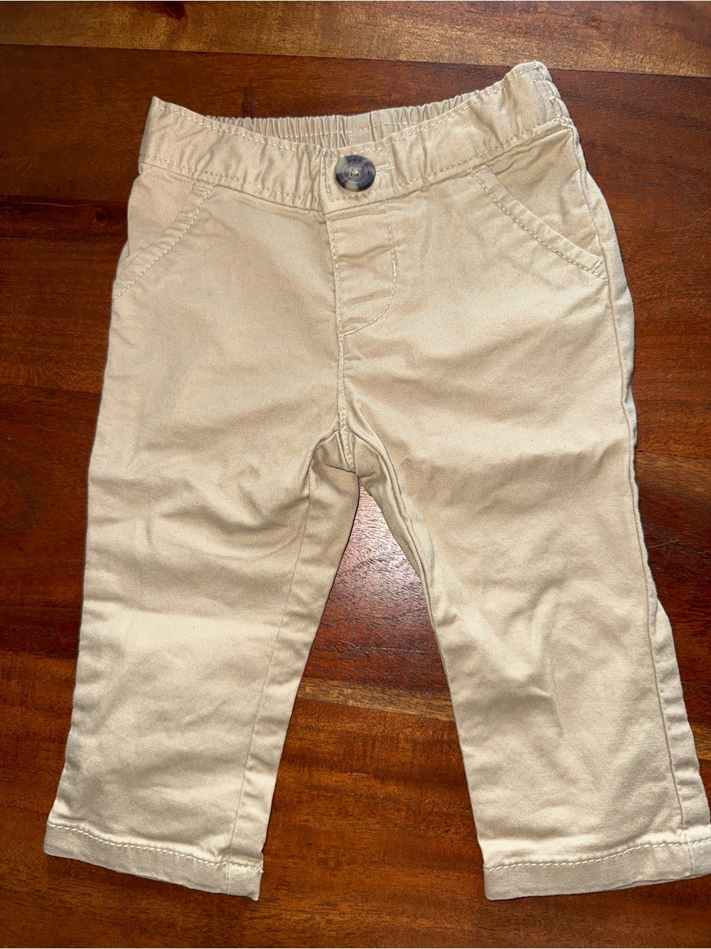 Old Navy Cream Stretch Twill Kids Pants